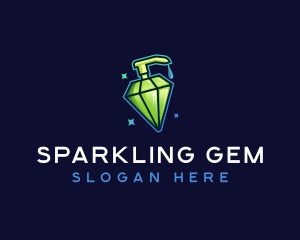 Gem Disinfectant Sanitizer logo design