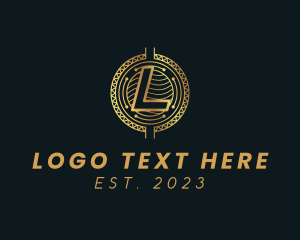 Modern Crypto Letter L logo