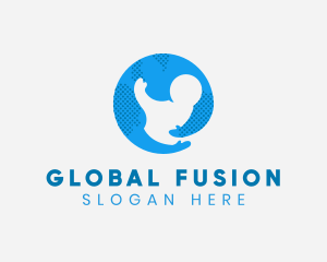 Globe Baby Care Foundation logo design