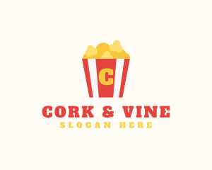 Popcorn Snack Bar logo design