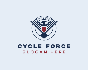 Eagle Shield Air Force logo design