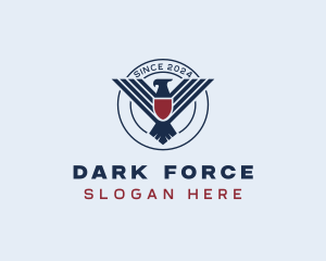 Eagle Shield Air Force logo design