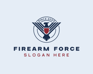 Eagle Shield Air Force logo design