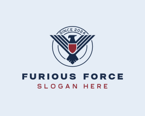 Eagle Shield Air Force logo design