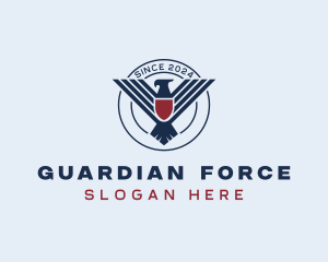 Eagle Shield Air Force logo design