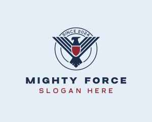 Eagle Shield Air Force logo design