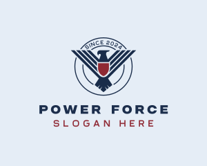 Eagle Shield Air Force logo design