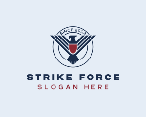 Eagle Shield Air Force logo design