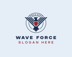 Eagle Shield Air Force logo design