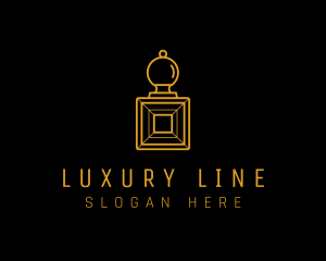 Gold Luxury Perfume logo design