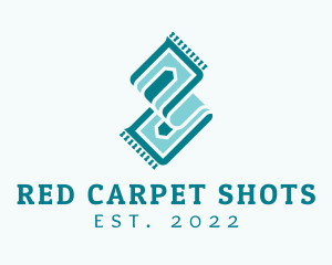 Woven Carpet Flooring logo design