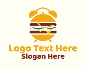 Burger Alarm Clock Logo