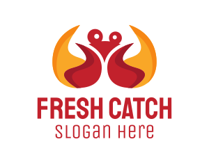 Seafood Flame Crab logo