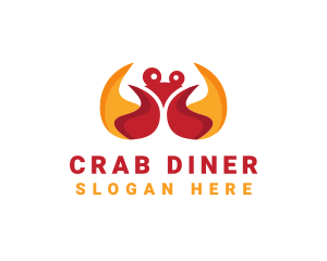 Seafood Flame Crab logo