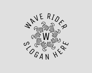 Stylish Waves Boutique logo design