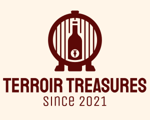Wine Barrel Bottle logo