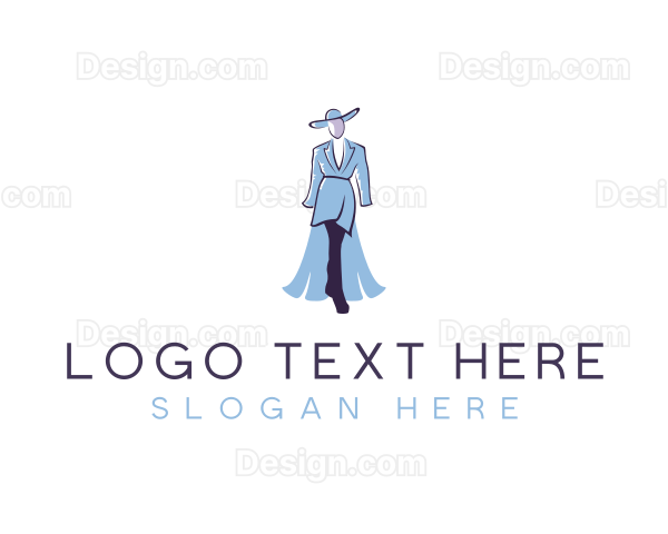 Woman Fashion Clothing Logo