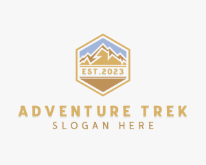 Peak Mountain Adventure logo design