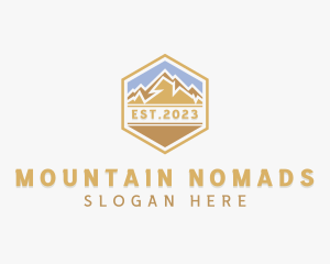 Peak Mountain Adventure logo design