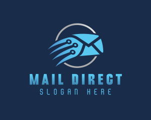 Blue Fast Mail logo