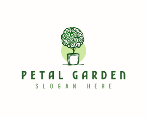 Garden Topiary Landscaping logo design