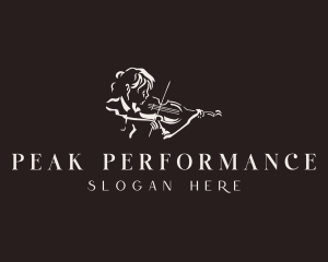 Violin Concert Performer logo design