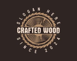 Wood Carpentry Saw logo