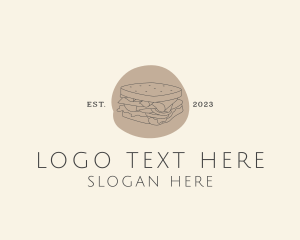 Food - Sandwich Food Restaurant logo design