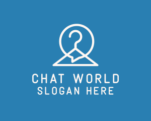 Hanger Chat Messaging logo design