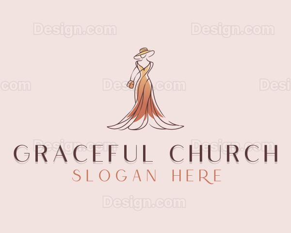 Stylish Fashion Gown Logo