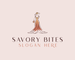 Stylish Fashion Gown Logo