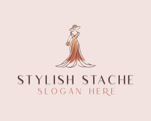 Stylish Fashion Gown logo design