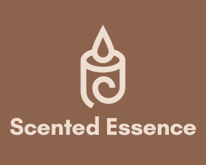 Scented Candle Lighting logo design