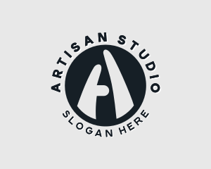 Business Studio Letter A logo design