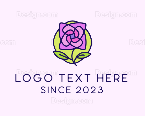 Flower Plant Garden Logo