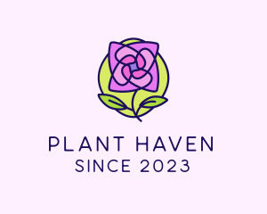 Flower Plant Garden logo design