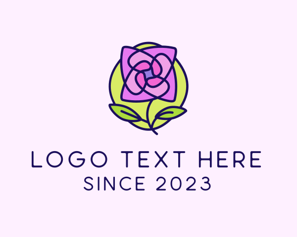 Floriculture logo example 4