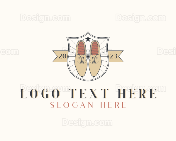 Brogue Shoes Shield Logo