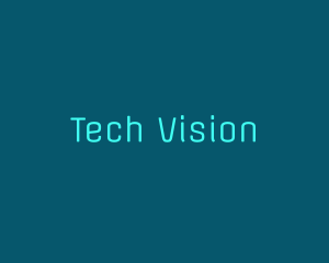 Futuristic Computer Tech logo