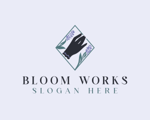 Floral Bloom Hand logo design