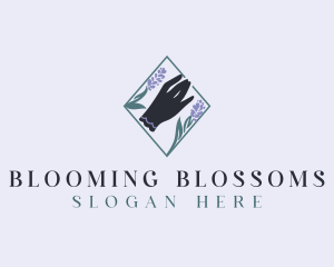 Floral Bloom Hand logo design