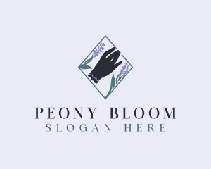 Floral Bloom Hand logo design