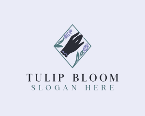 Floral Bloom Hand logo design