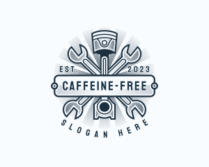 Automotive Engine Wrench logo design