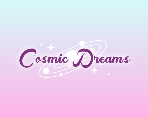 Cosmic Planet Galaxy logo design