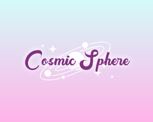 Cosmic Planet Galaxy logo design