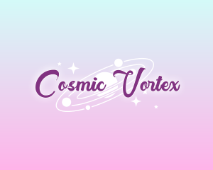 Cosmic Planet Galaxy logo design