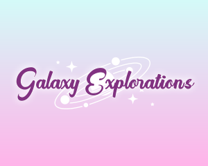 Cosmic Planet Galaxy logo design