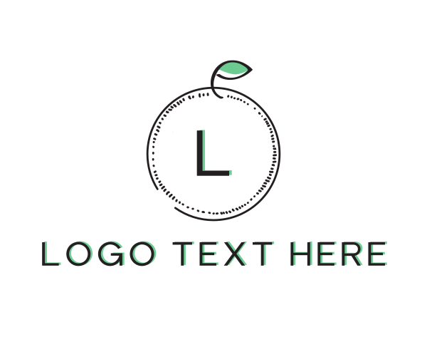 Round logo example 4