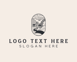 Countryside Mountain House logo design